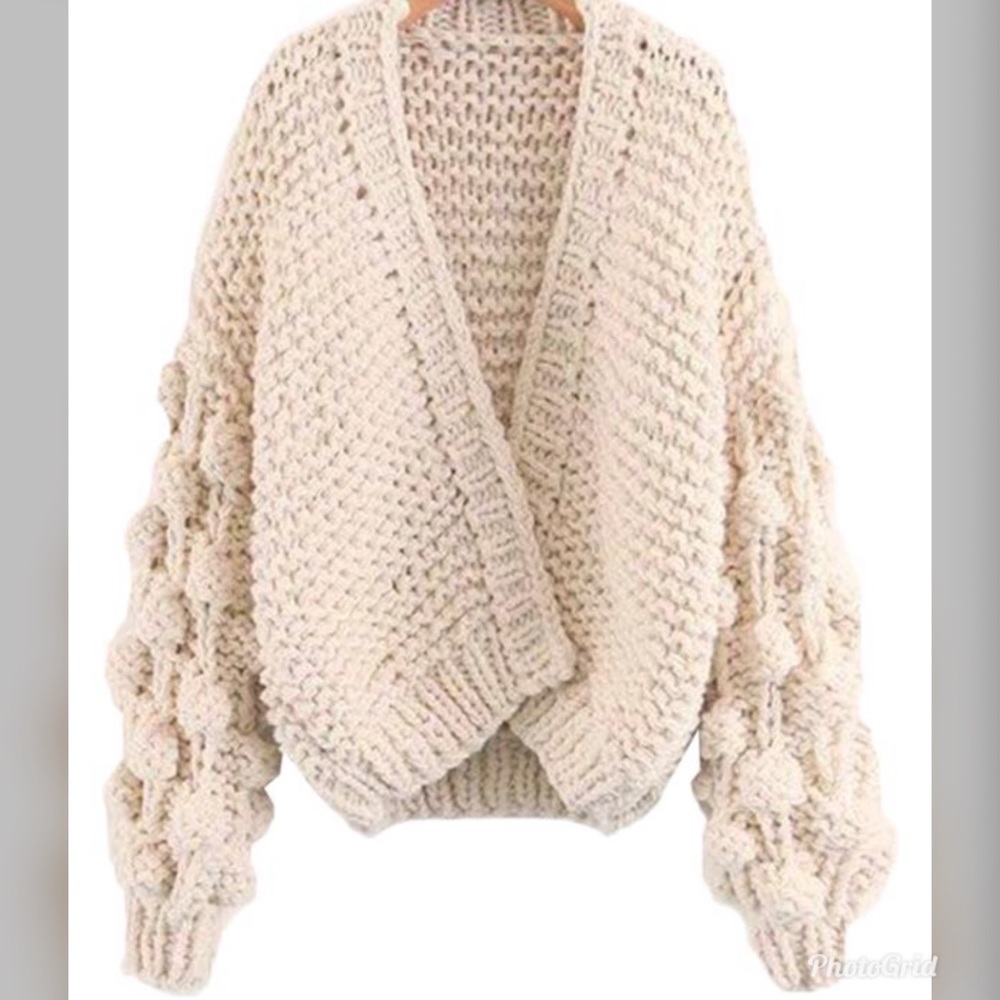 Goodnight Macaroon Pom Cardigan